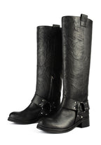 Biker Gang Boots - Black