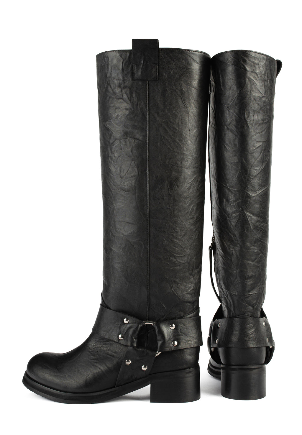 Biker Gang Boots - Black