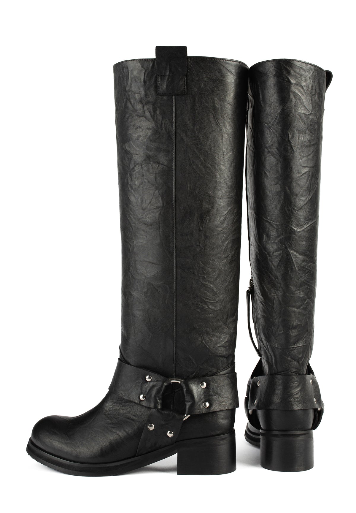 Biker Gang Boots - Black