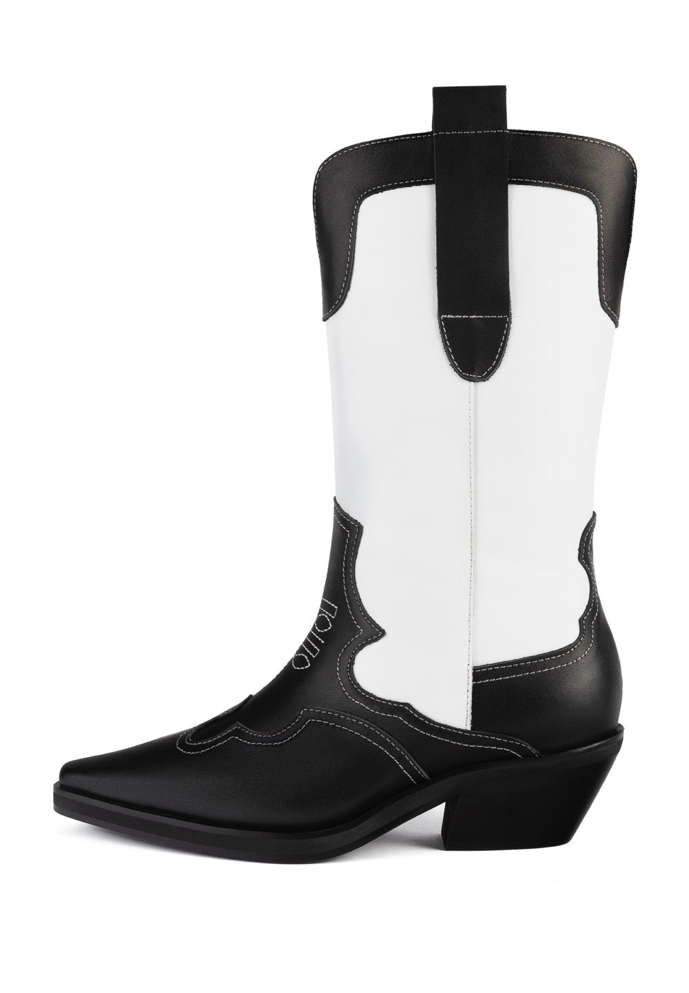 Botas Deep Inside Of Me - Blanco y negro