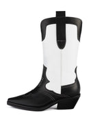 Deep Inside Of Me Boots - Black And White