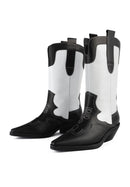 Deep Inside Of Me Boots - Black And White