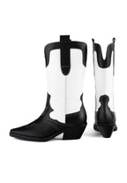Botas Deep Inside Of Me - Blanco y negro