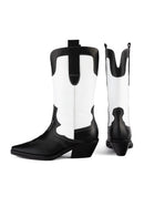 Deep Inside Of Me Boots - Black And White