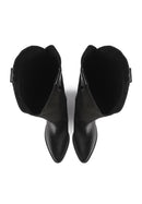 Botas con los dedos cruzados - Negro