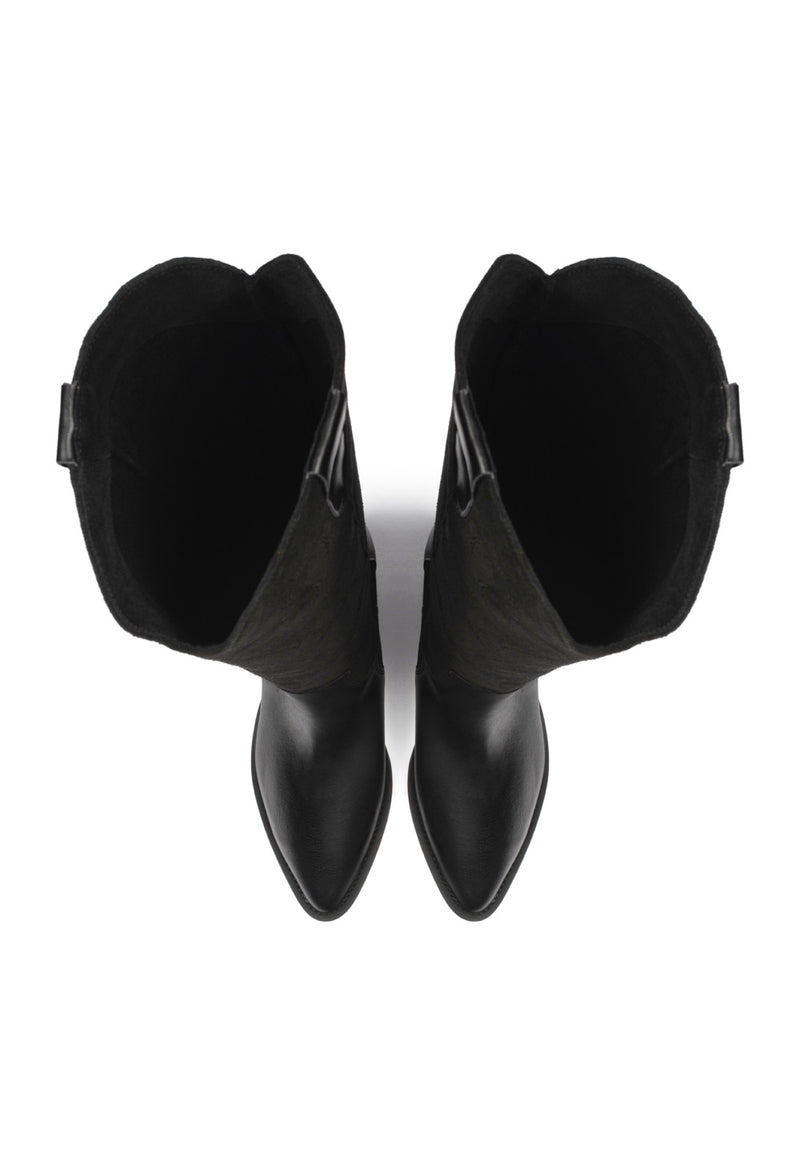 Botas con los dedos cruzados - Negro
