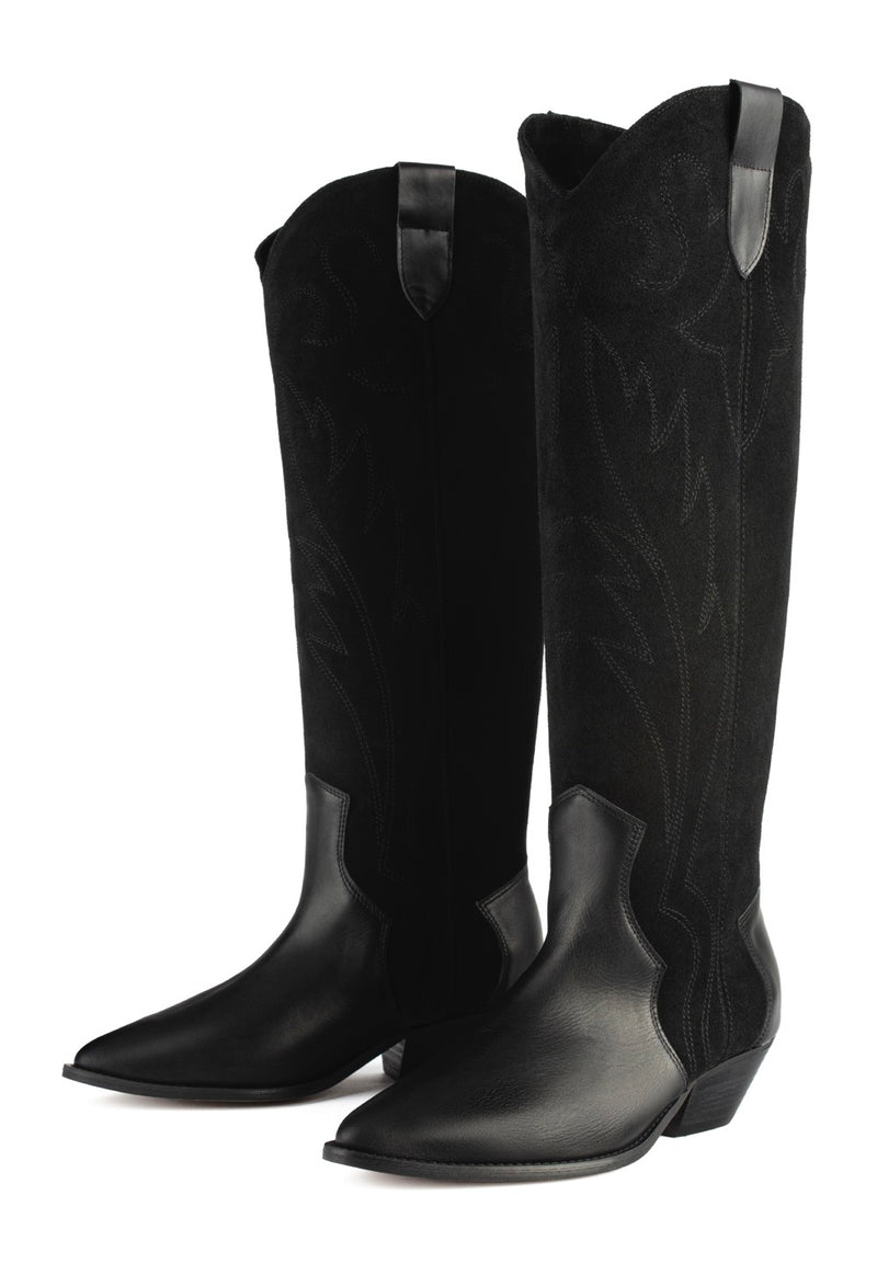 Botas con los dedos cruzados - Negro