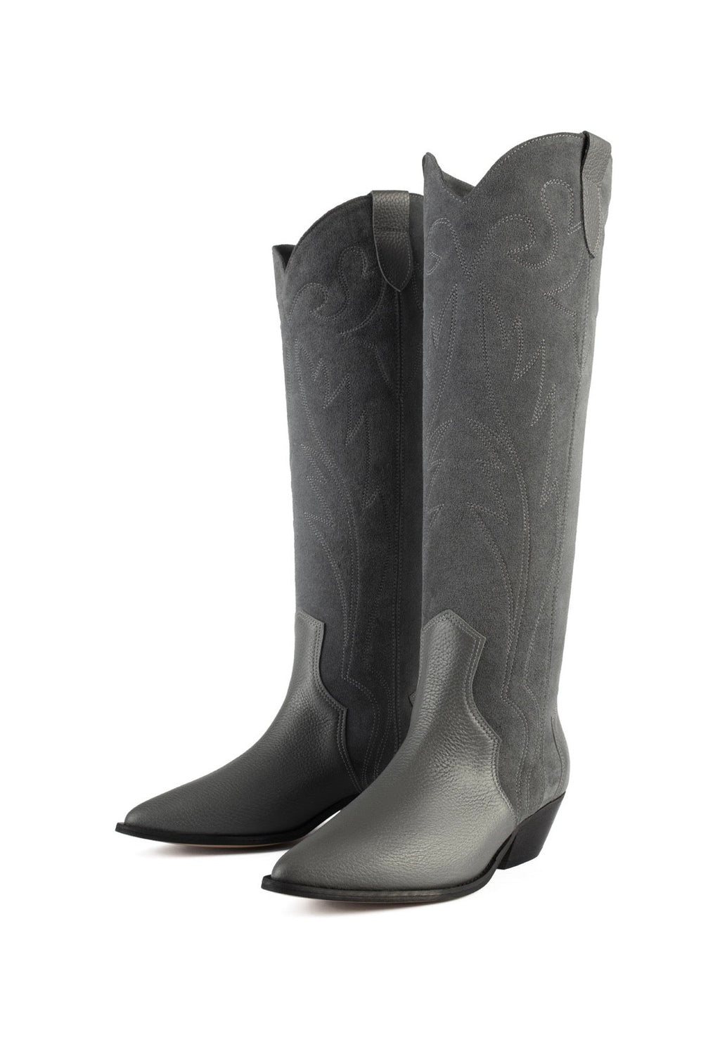 Fingers Crossed Boots - Grey