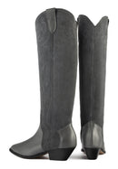 Fingers Crossed Boots - Gray