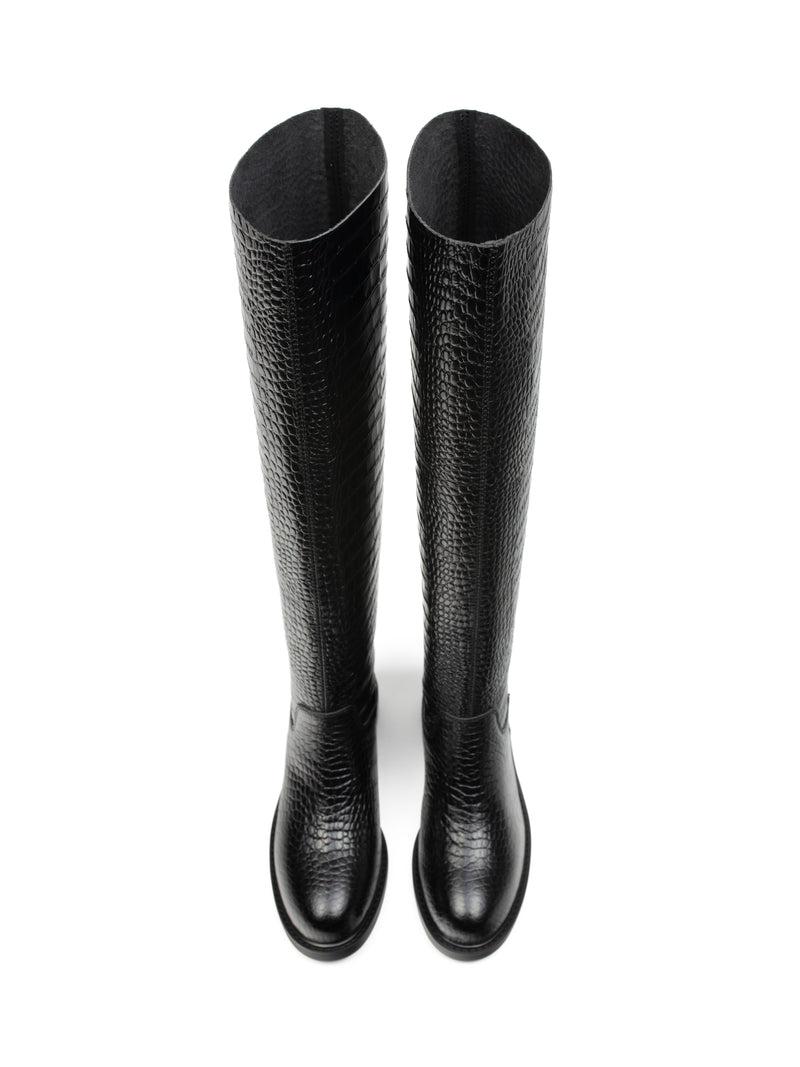 Mr Jones Maxi Boots - Black