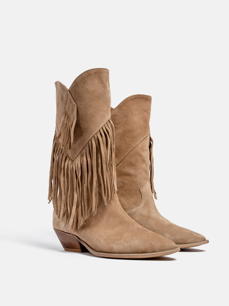 Bottines Super Freak - Beige