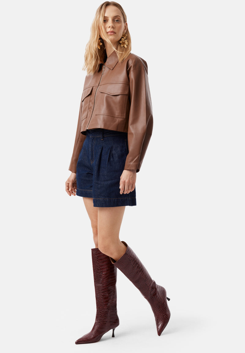 Somebody Told Me Boots - Burgundy