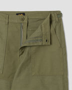 Pantalón K - Popelina/Satén Oliva