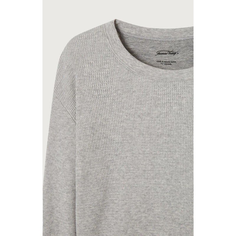 Camiseta con balón y cuello redondo - Gris China - Niño