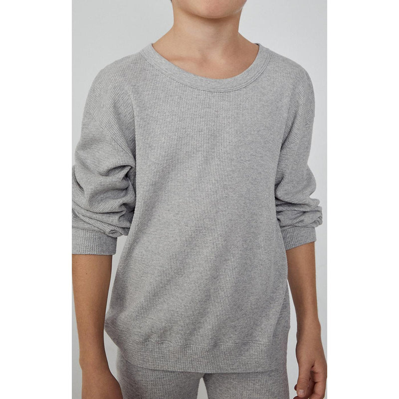 Camiseta con balón y cuello redondo - Gris China - Niño