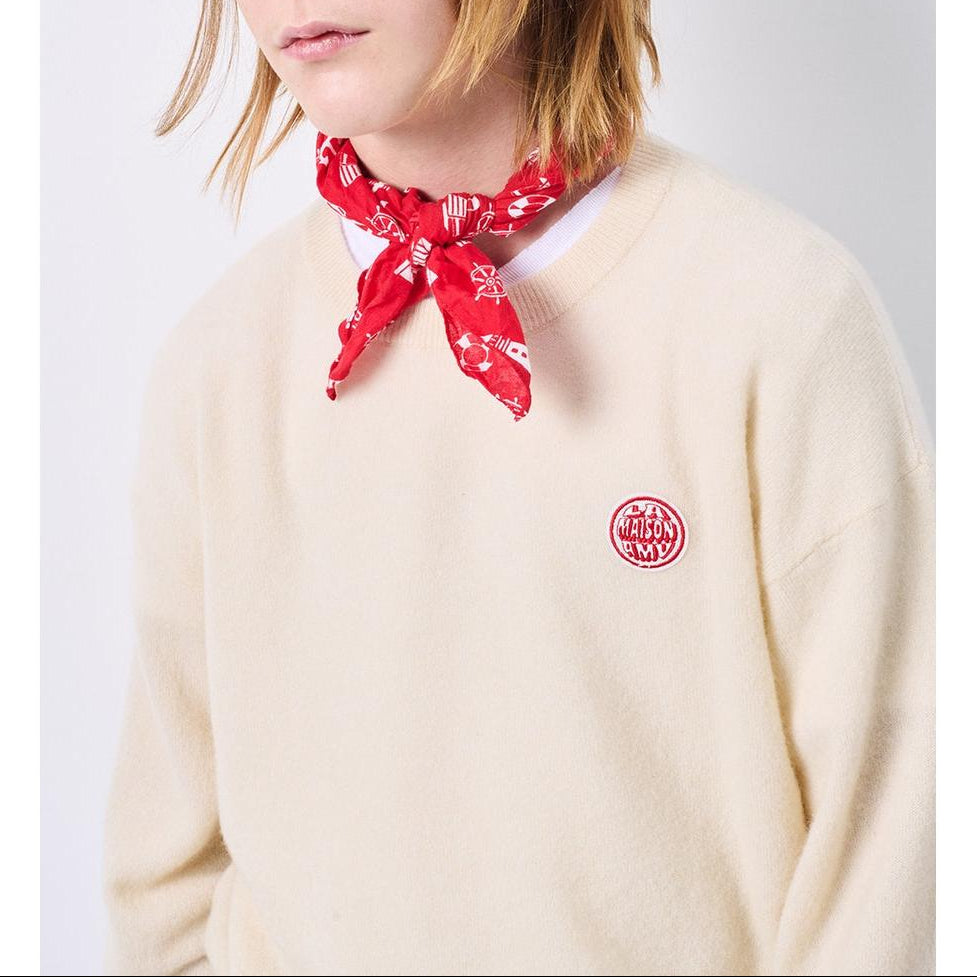 Round-Neck Bubble Jumper - Natural - Kids