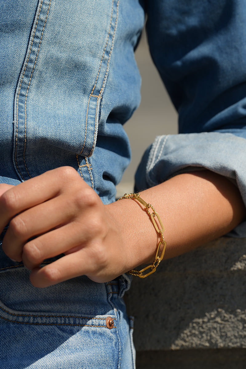 Bracelet "Genevieve" Acier Inoxydable
