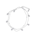 Bracelet De Cheville "Leonilde" Acier Inoxydable