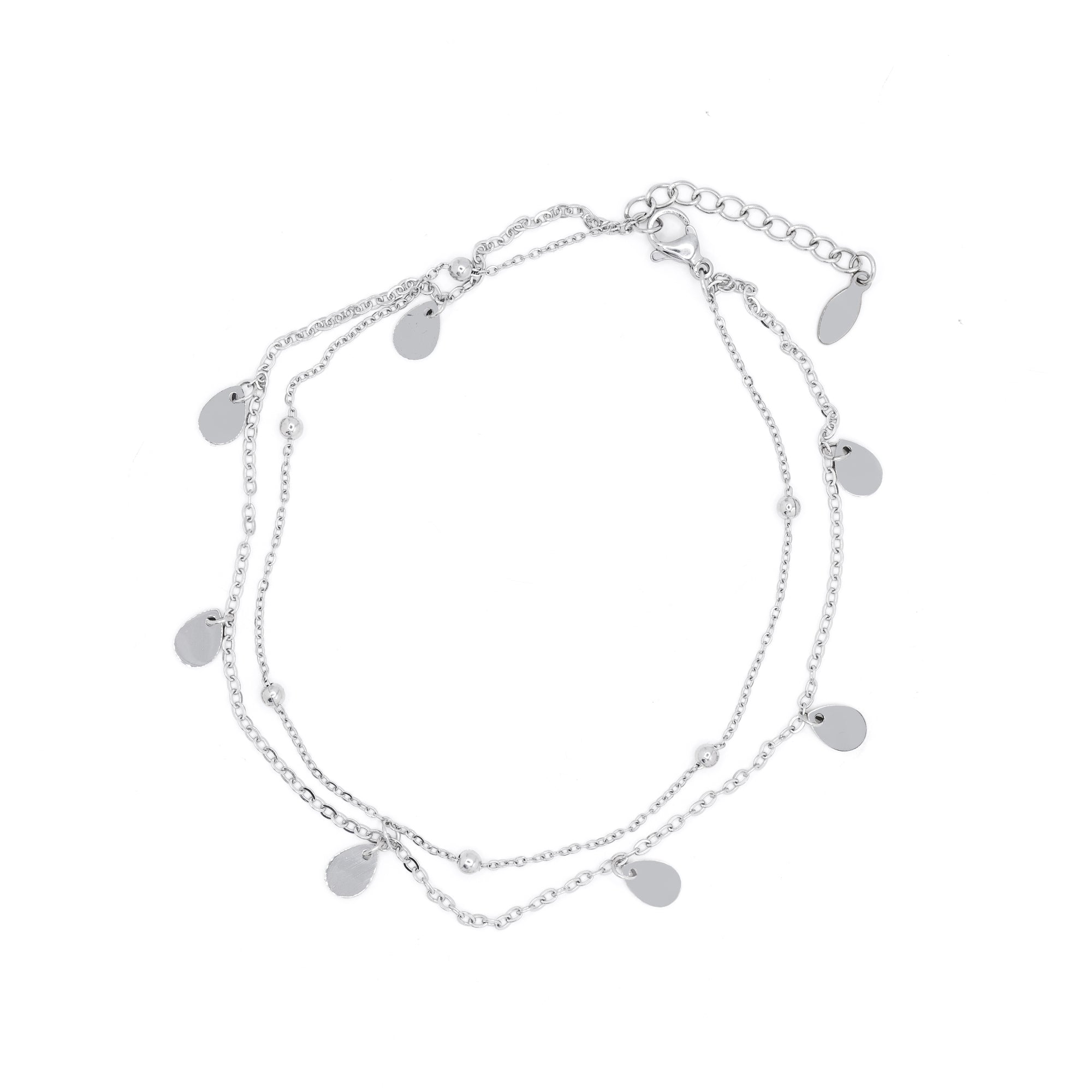 Bracelet De Cheville "Leonilde" Acier Inoxydable