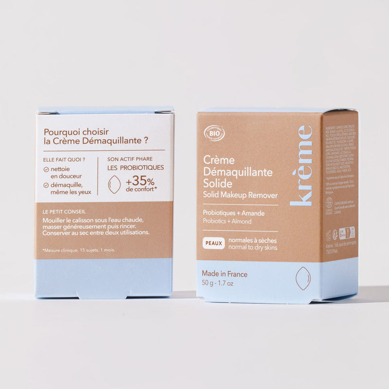 Facial cleanser for reactive skin and dry skin