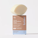 Solid facial makeup remover with probiotics