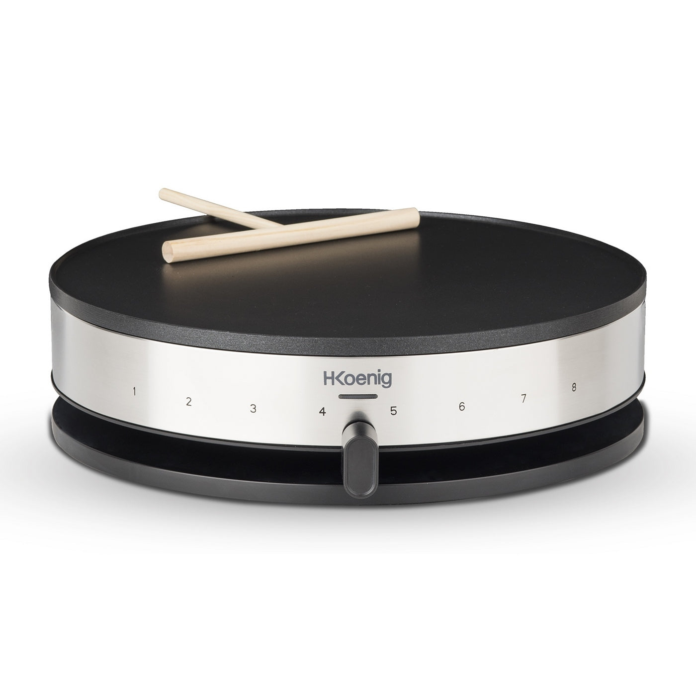 Crêpe Maker - Black/Stainless Steel