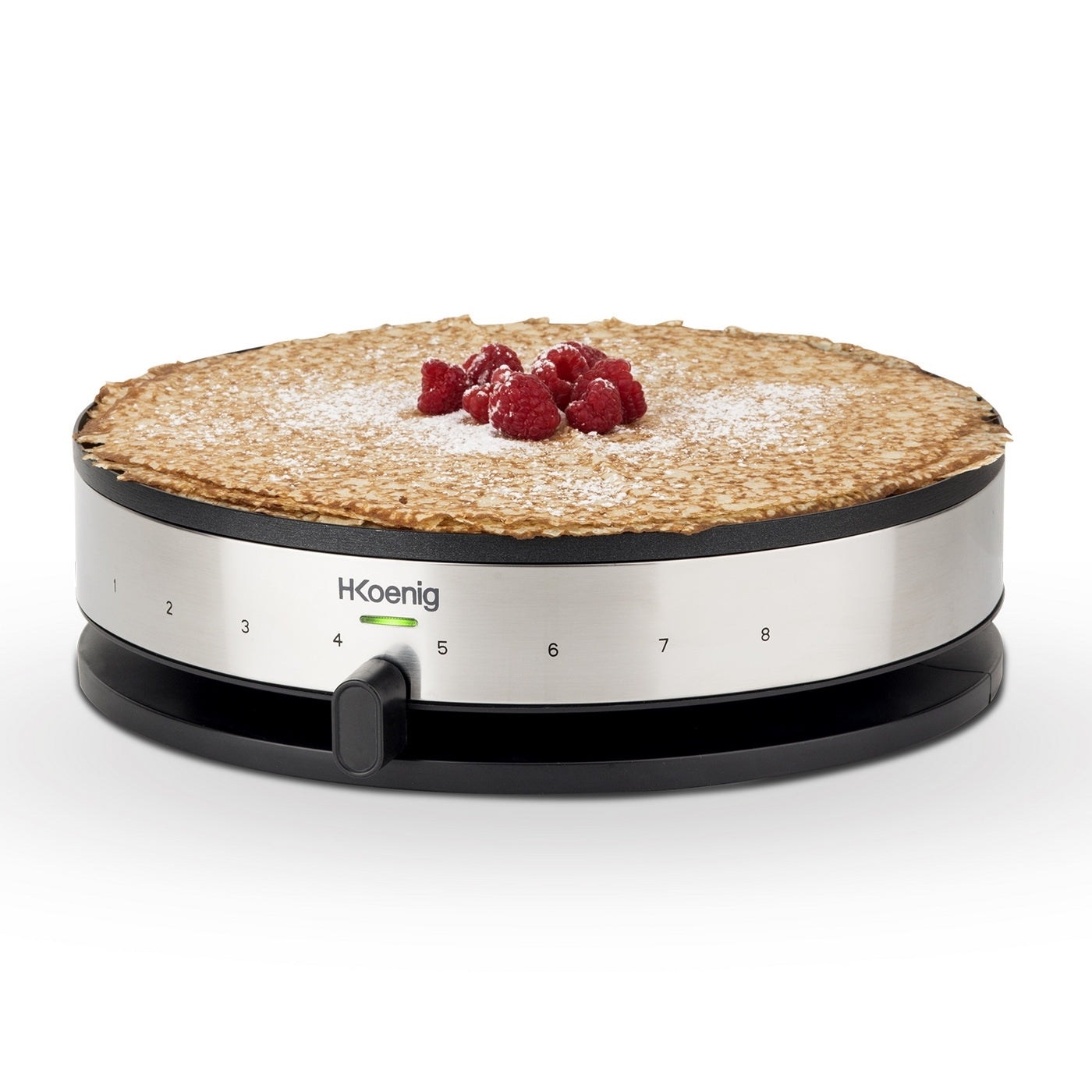 Crêpe Maker - Black/Stainless Steel