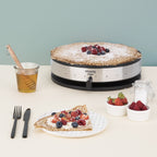 Crêpe Maker - Black/Stainless Steel