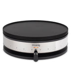 2-in-1 Crêpe Maker - Black/Stainless Steel