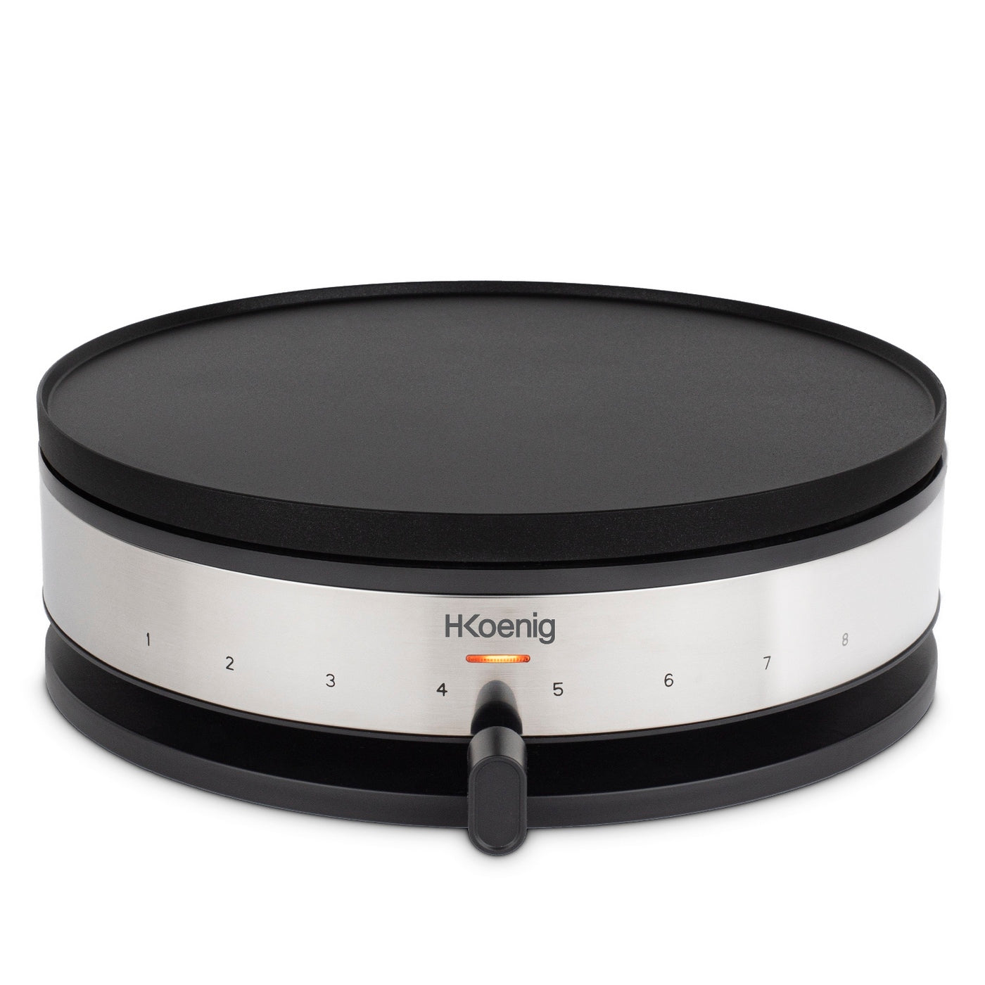 2-in-1 Crêpe Maker - Black/Stainless Steel