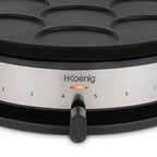 2-in-1 Crêpe Maker - Black/Stainless Steel
