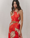 Robe Longue Kristen Orange