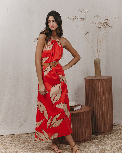 Robe Longue Kristen Orange