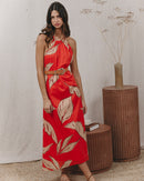 Robe Longue Kristen Orange