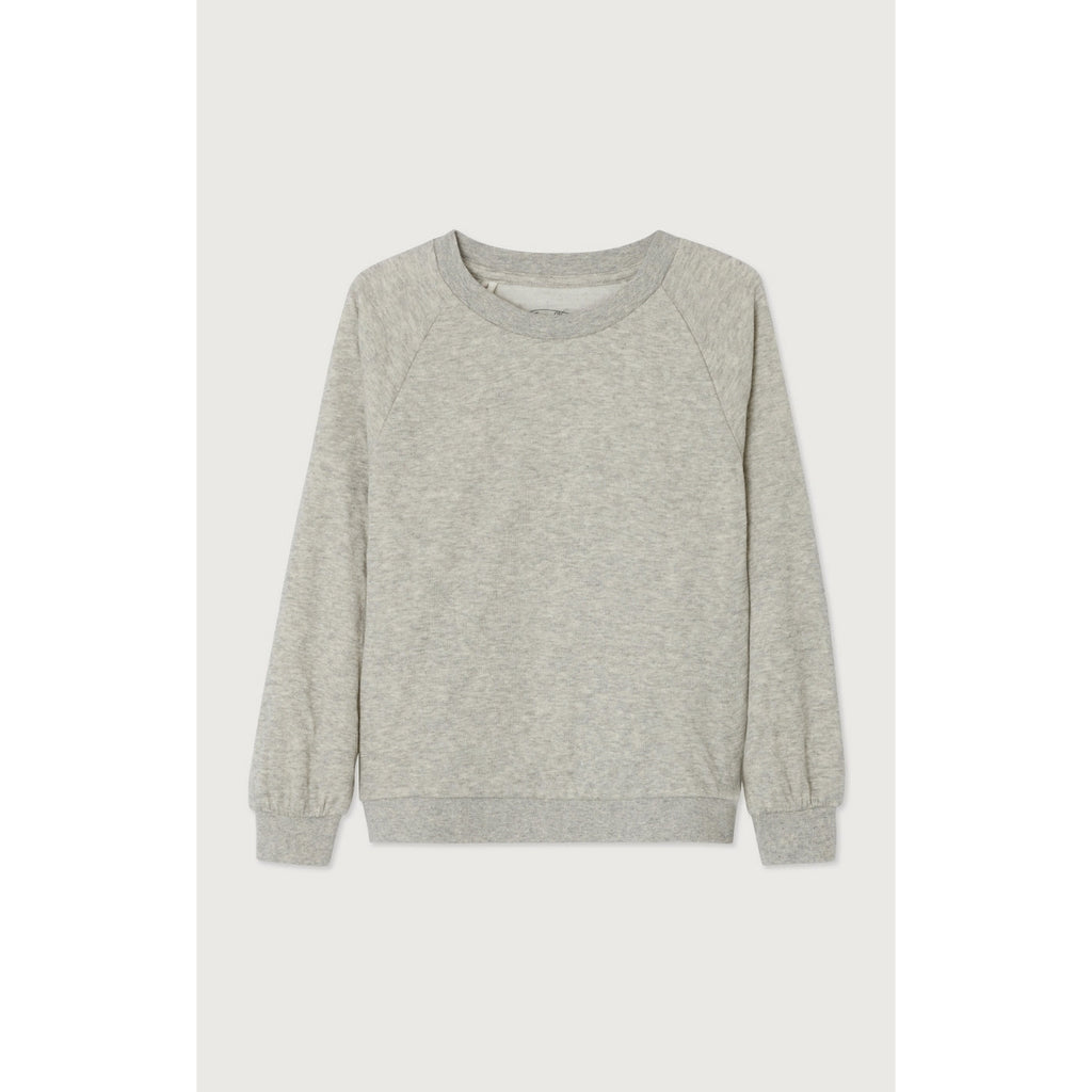 Sudadera Cuello Redondo - Gris Claro Jaspeado - Niño
