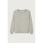 Sudadera Cuello Redondo - Gris Claro Jaspeado - Niño