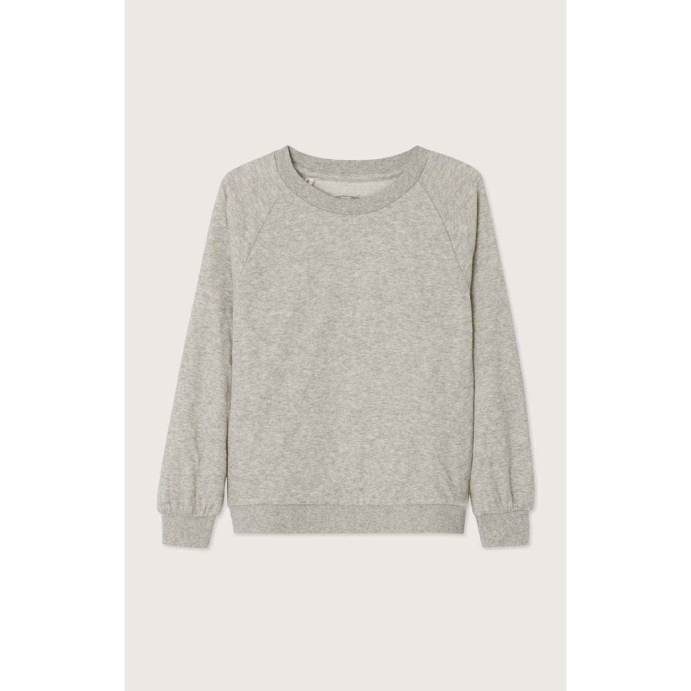 Sudadera Cuello Redondo - Gris Claro Jaspeado - Niño