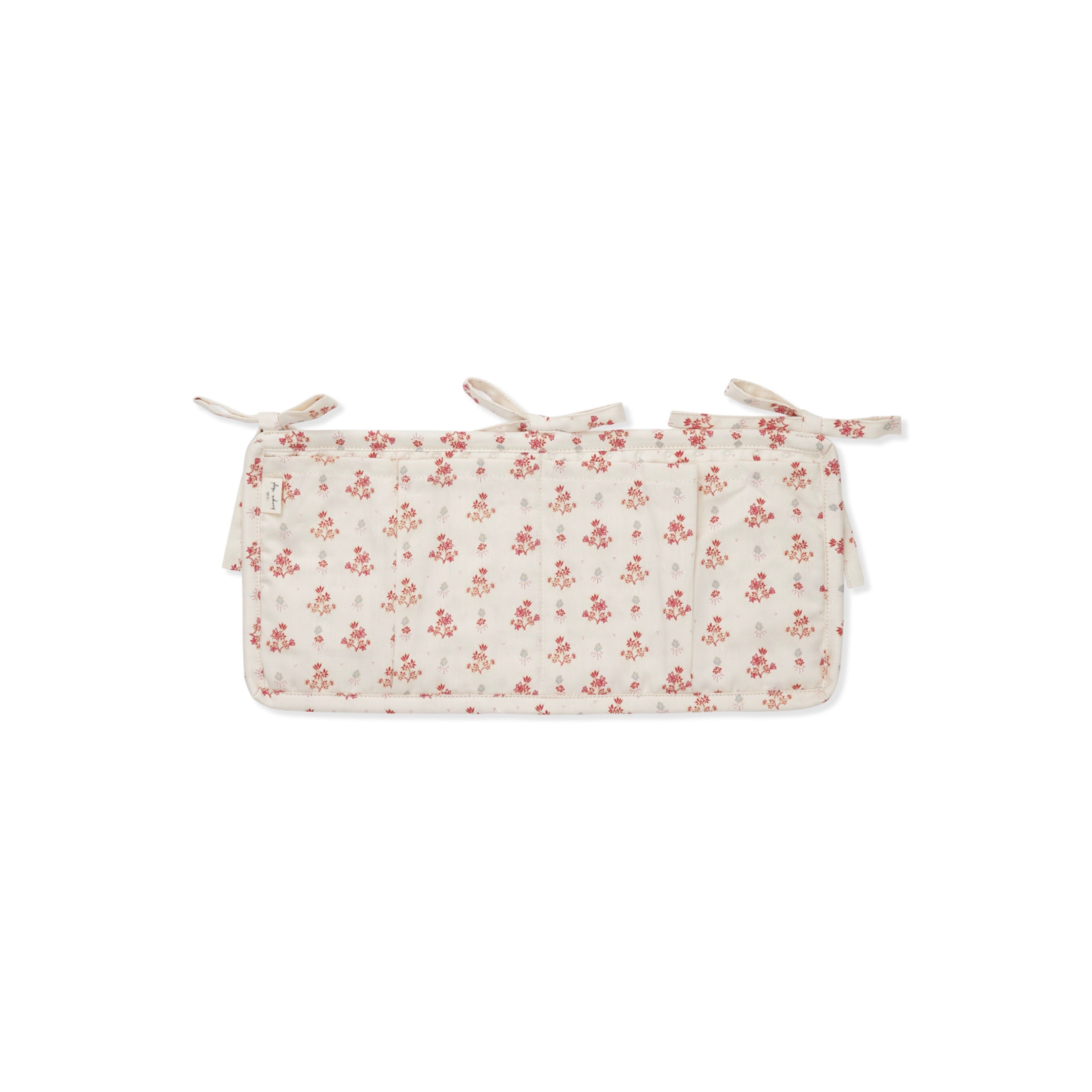 Konges Sløjd - Courquette Bed Pockets - Vintage Floral Red