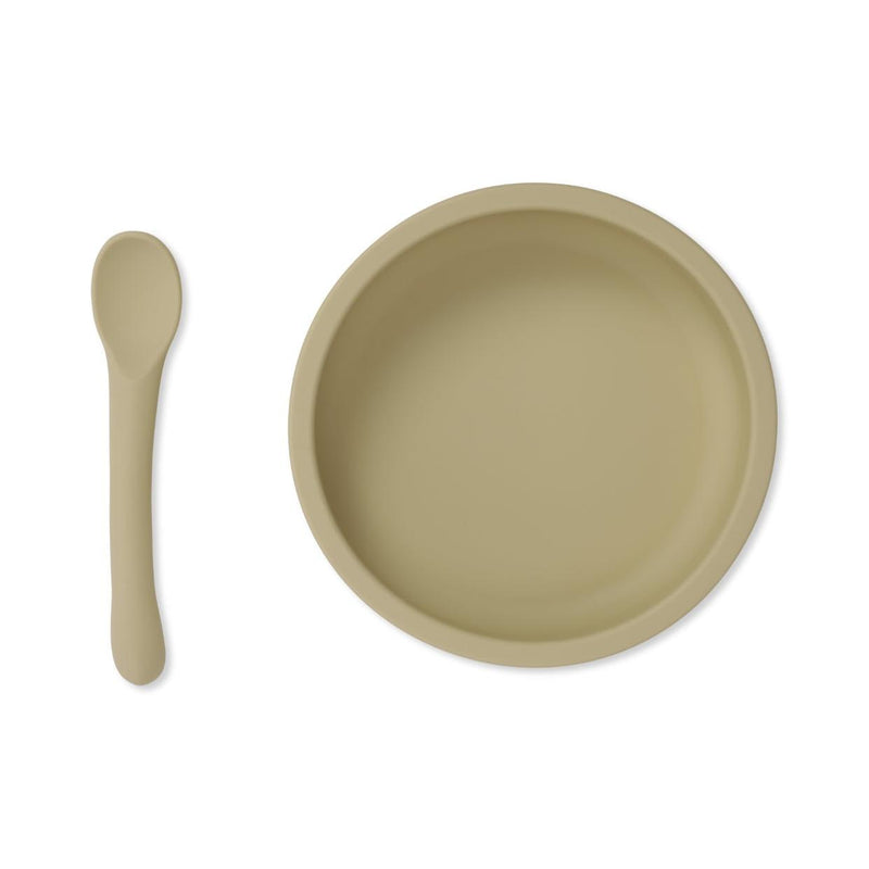 Set de cuenco y cuchara de silicona para limonada - Selección Konges slojd disponible en amaetc.com, concept store ecológico para niños