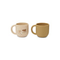 Ensemble De 2 Tasses En Silicone - Farm
