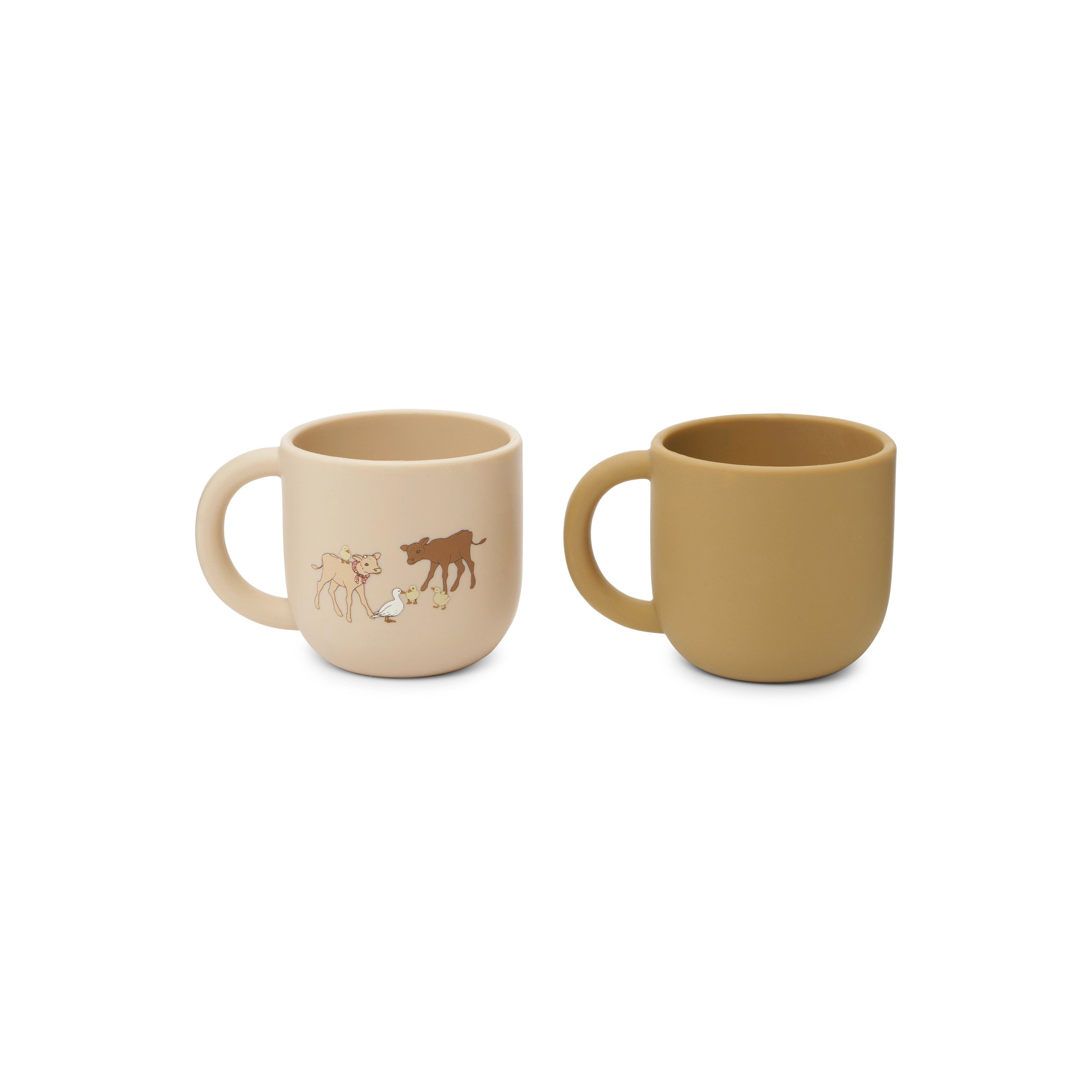 Ensemble De 2 Tasses En Silicone - Farm