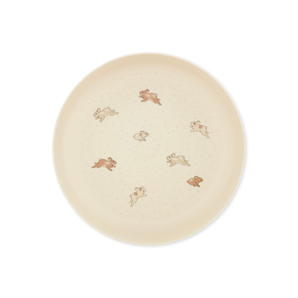 Konges Sløjd - Pack de 2 Platos - Cherry/Petit Lapin
