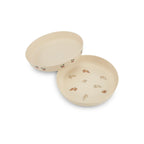 Konges Sløjd - Pack de 2 Platos - Cherry/Petit Lapin