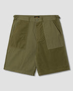 K Short - Olive Rs/Poplin Mix