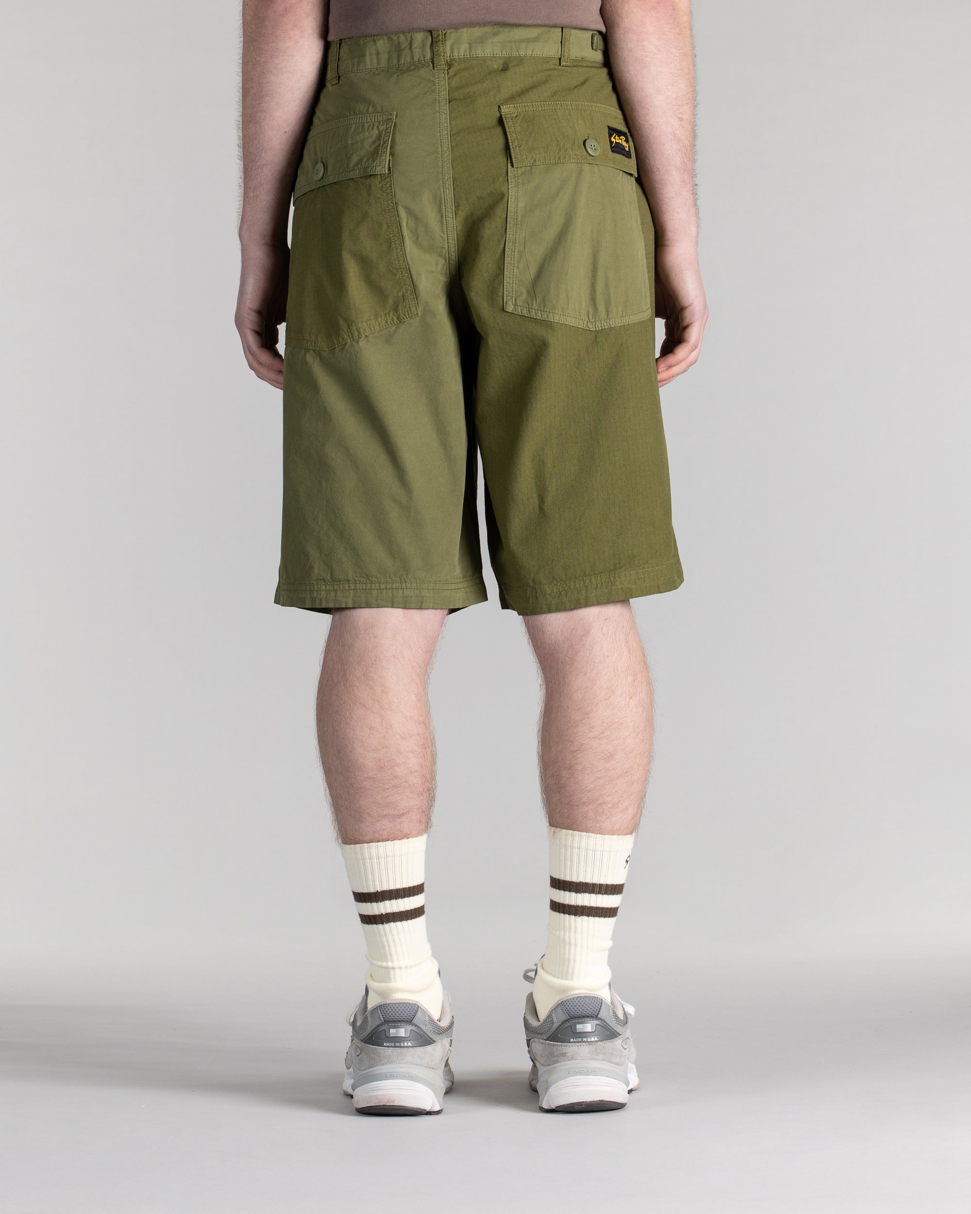 K Short - Olive Rs/Poplin Mix