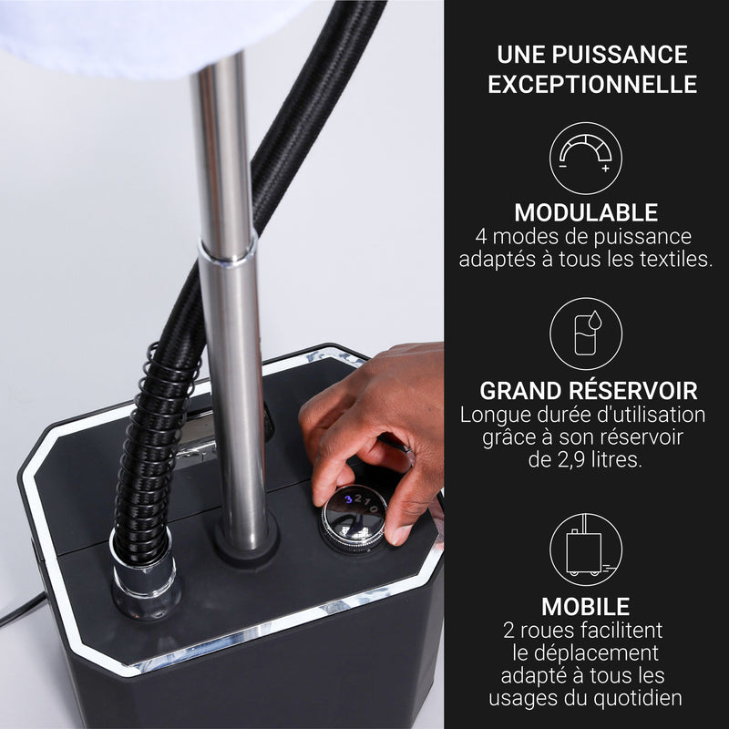 Steamer Vertical - Sonia - Noir