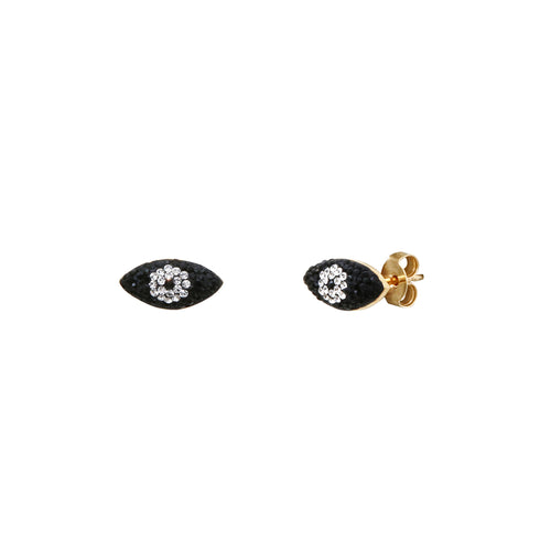Boucles D'Oreilles Kuchi Eyes Noir