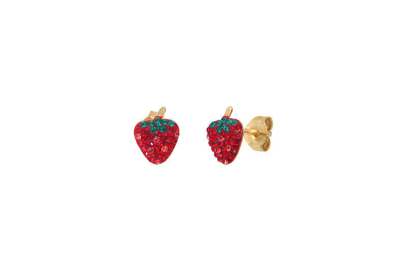 Boucles D'Oreilles Kuchi Fraise