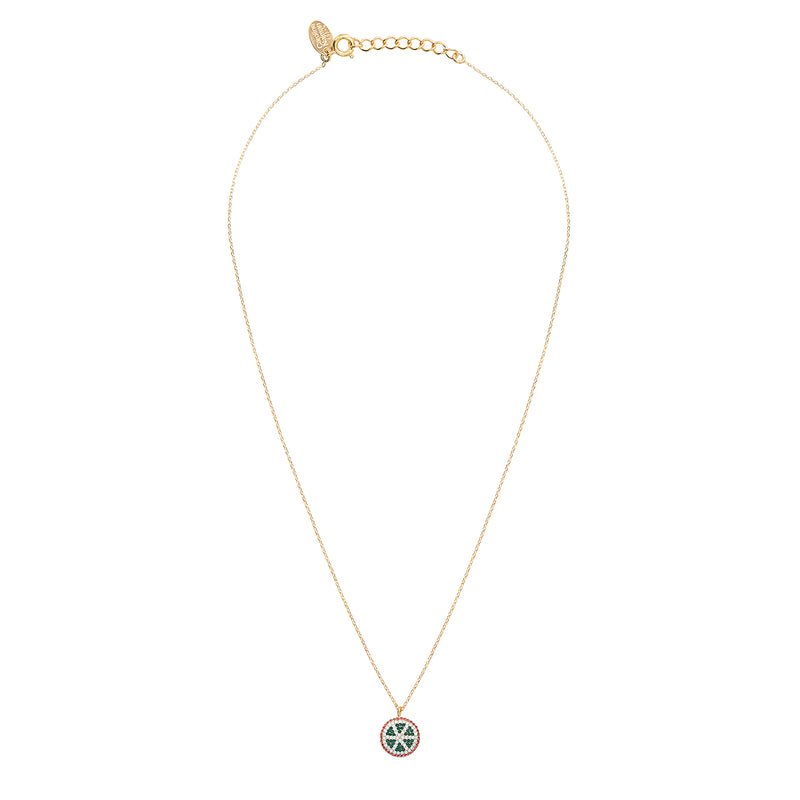 Collier Kuchi Citrus Emerald