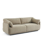 Kurly - 3-Seater Sofa - Textured Fabric - Beige